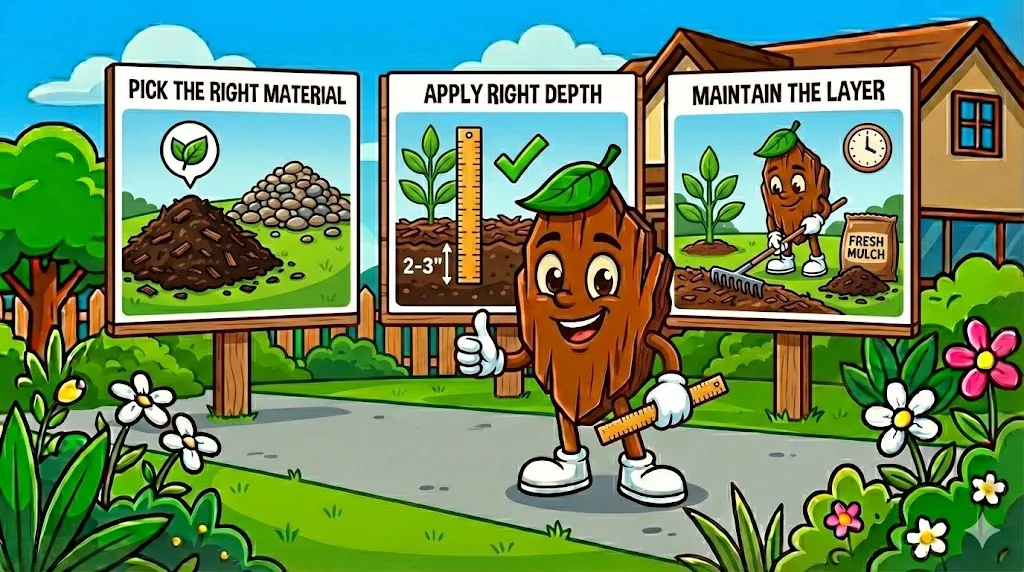 get the most benefits of mulch