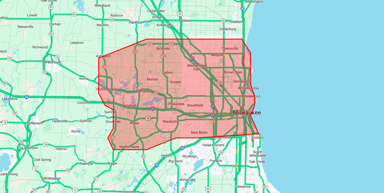 mulch delivery area waukesha county