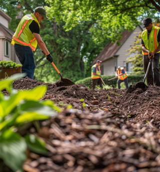 best bark mulch is spreading mulch